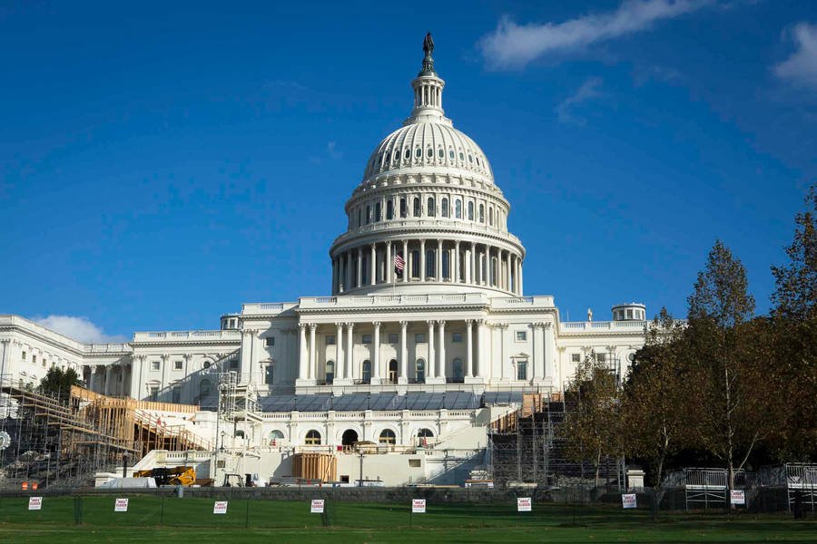 Fencing Security At The Capitol Hill Wallpaper