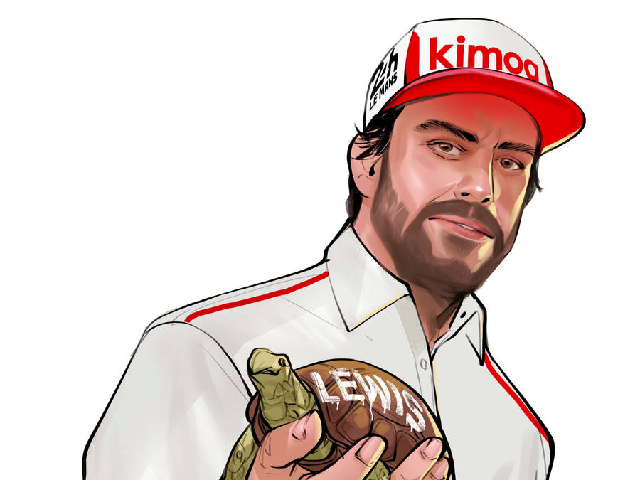 Fernando Alonso Art Wallpaper