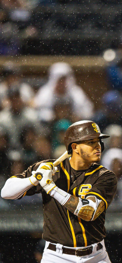 Fernando Tatis Jr In Rain Wallpaper