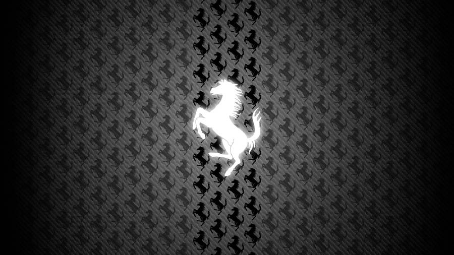Ferrari Pattern Background Wallpaper