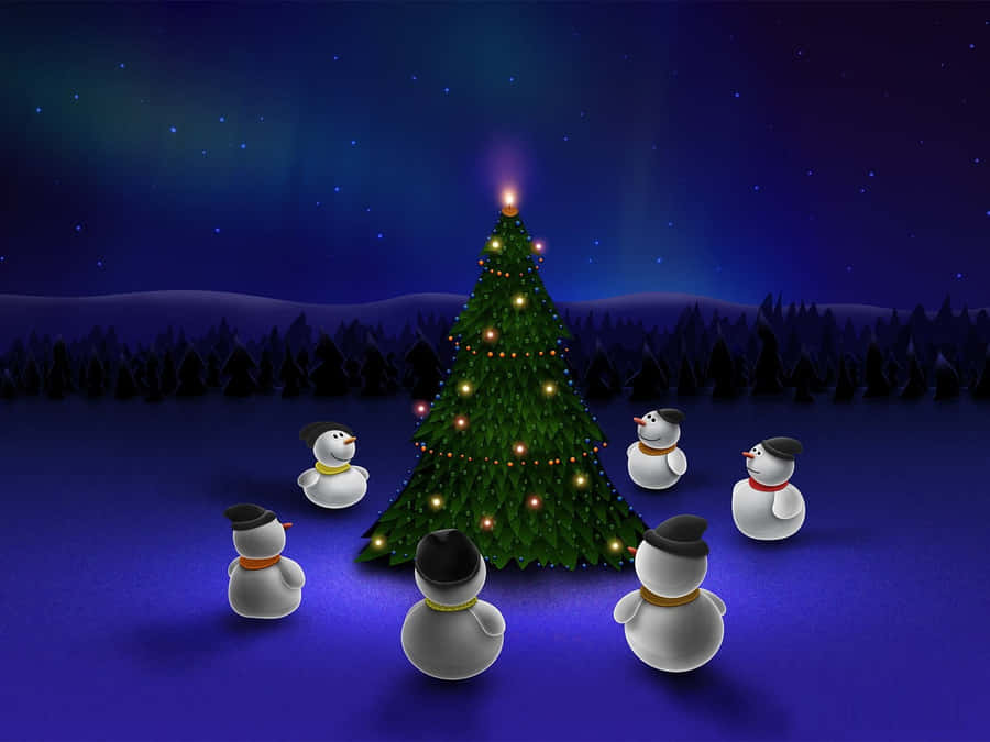 Festive Christmas Aesthetic For Your Computer Wallpaper