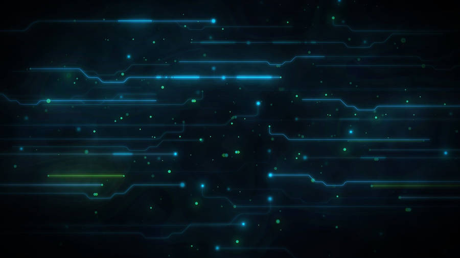 Fiber Optics Design Rainmeter Skin Wallpaper