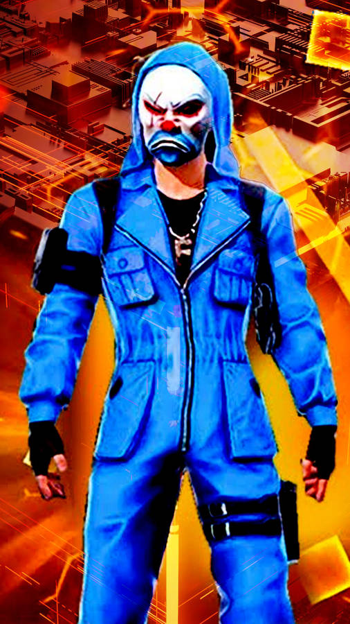 Fierce Blue Criminal Bundle - Aesthetically Appealing Digital Art Wallpaper