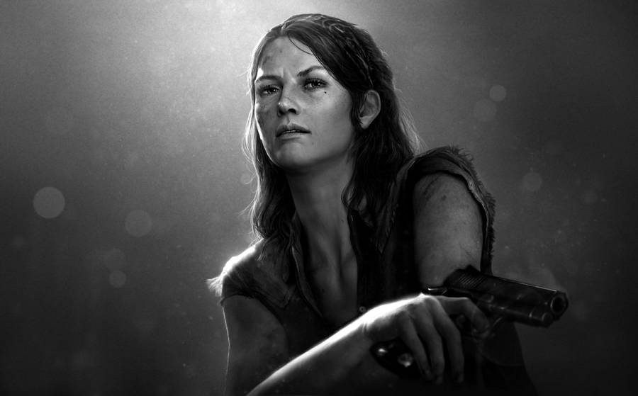 Fierce Ellie The Last Of Us Wallpaper