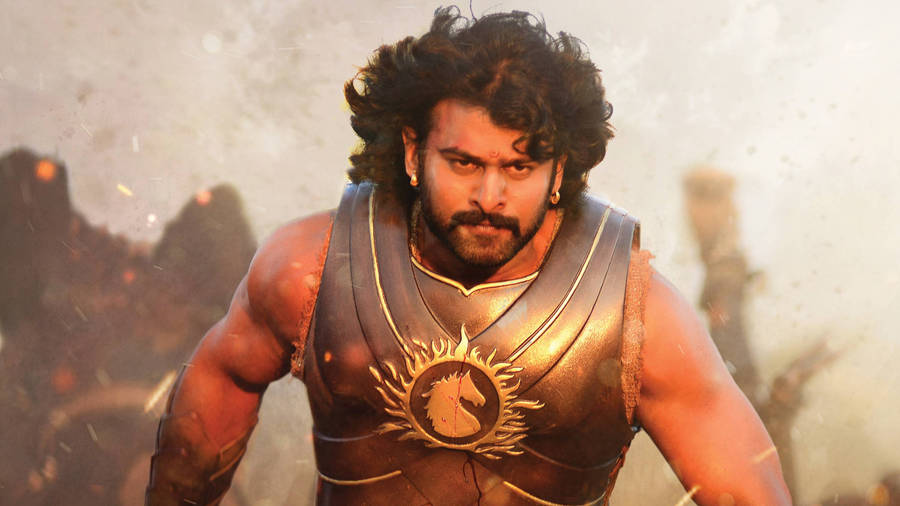 Fierce Expression Prabhas Wallpaper