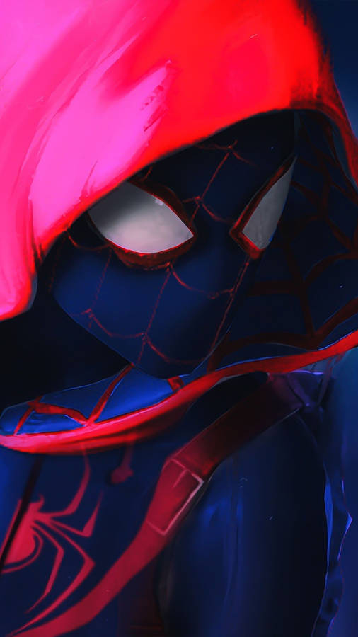 Fierce Spider Man Spider-verse Wallpaper