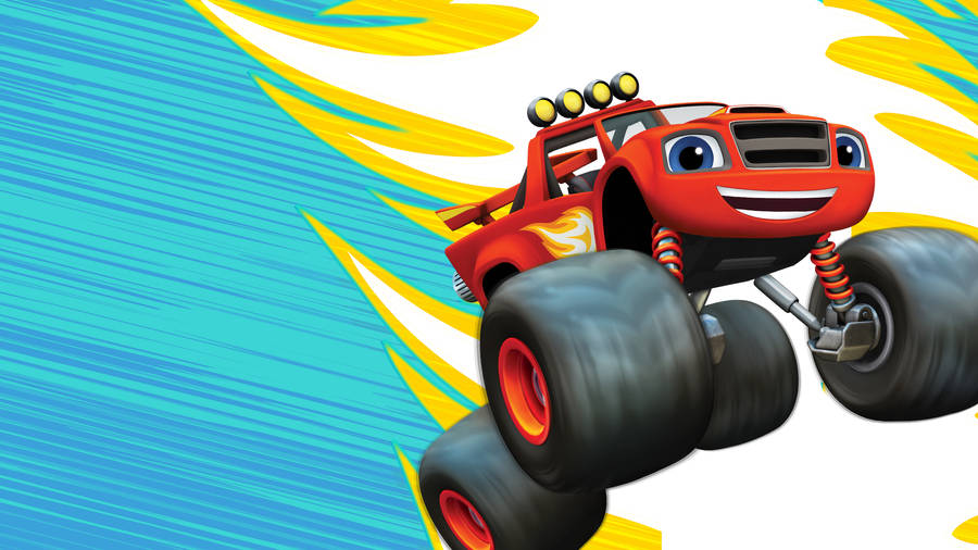 Fiery Blaze And The Monster Machines Wallpaper