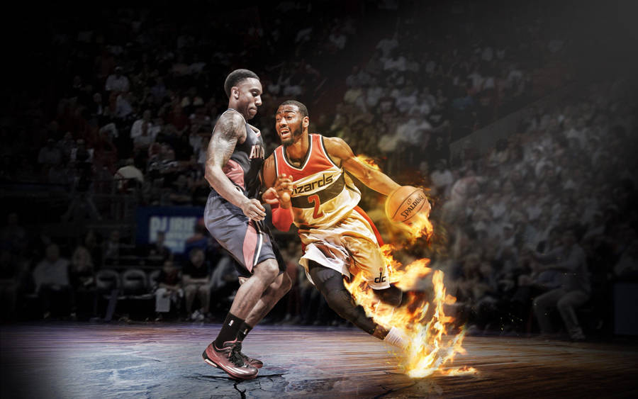 Fiery John Wall Wallpaper