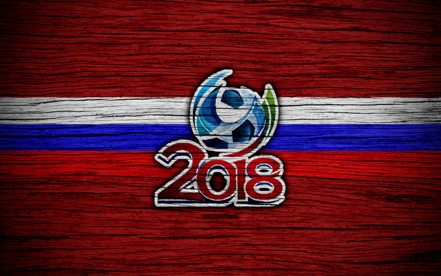 Fifa World Cup Printed On Wood Wallpaper