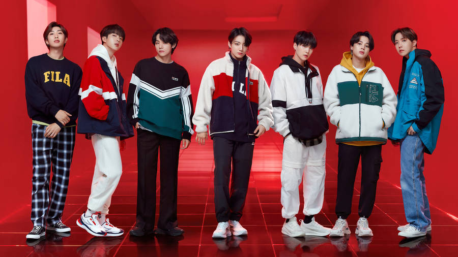 Fila Cool Bts Laptop Wallpaper