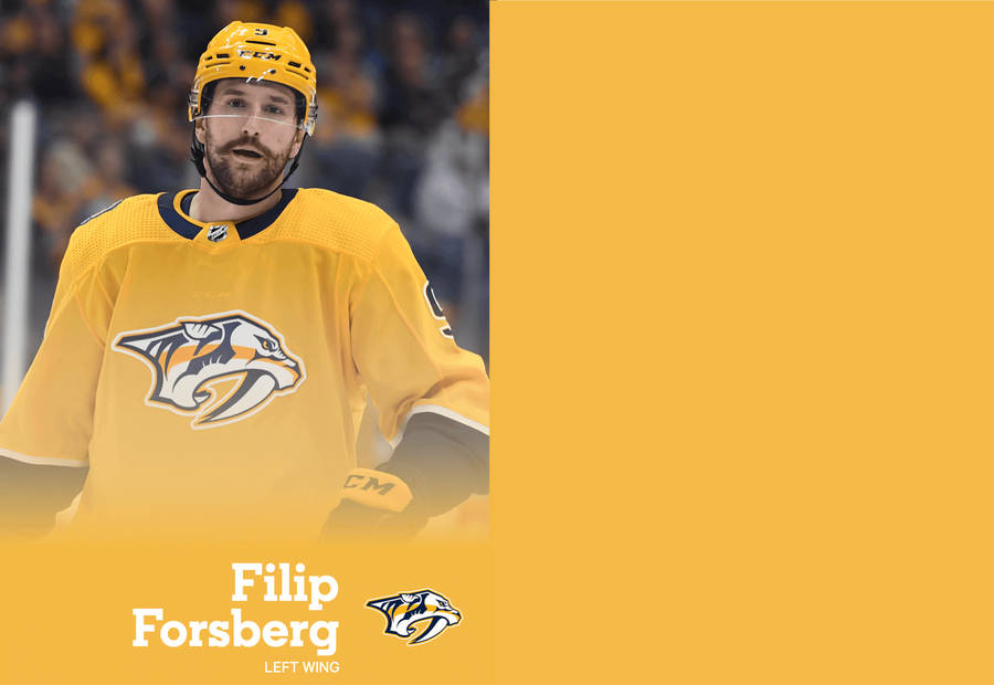 Filip Forsberg In Action Wallpaper