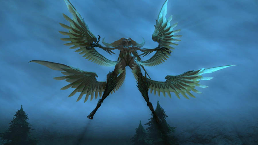 Final Fantasy Xiv Garuda Summon Wallpaper