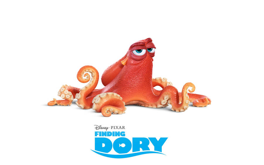 Finding Dory Hank In White Background Wallpaper