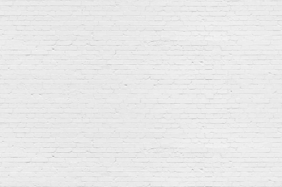 Fine Textured White Brick Wall Wallpaper