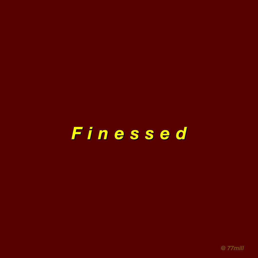 Finessed Red Baddie Wallpaper