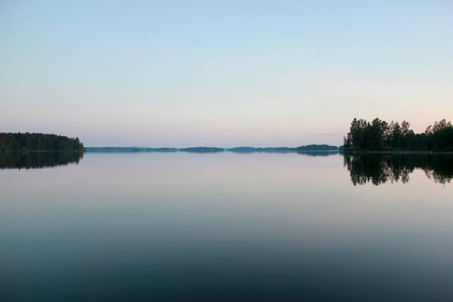 Finland Lake Landscape Wallpaper