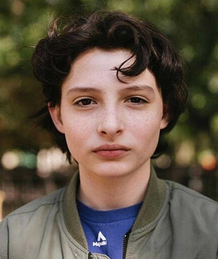 Finn Wolfhard With Short Hair Wallpaper