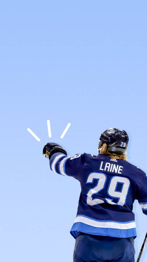 Finnish Player Patrik Laine Vector Art Wallpaper