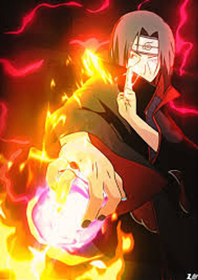 Fireball Naruto Itachi Uchiha Wallpaper