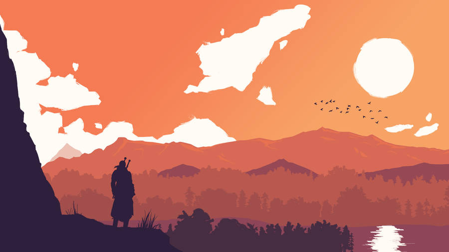 Firewatch The Witcher 3 Wallpaper