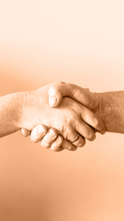 Firm Handshake Wallpaper