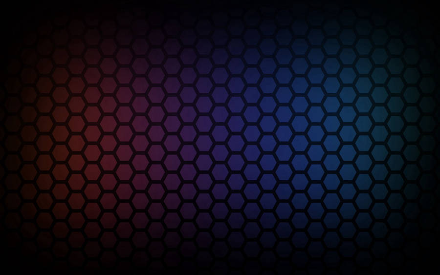 Fisheye Hexagon Gradient Wallpaper