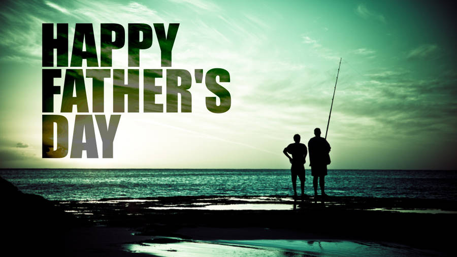 Fishing Father's Day Greeting Card Wallpaper