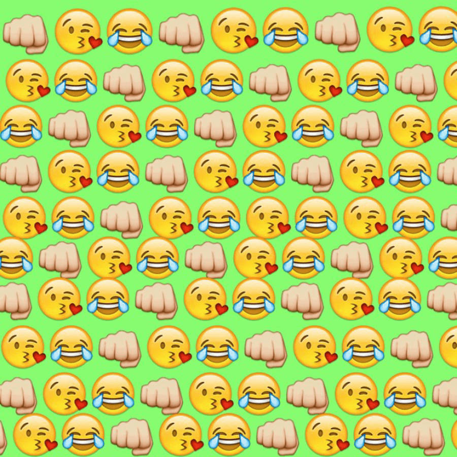 Fist Bump Laughing Emoji Wallpaper
