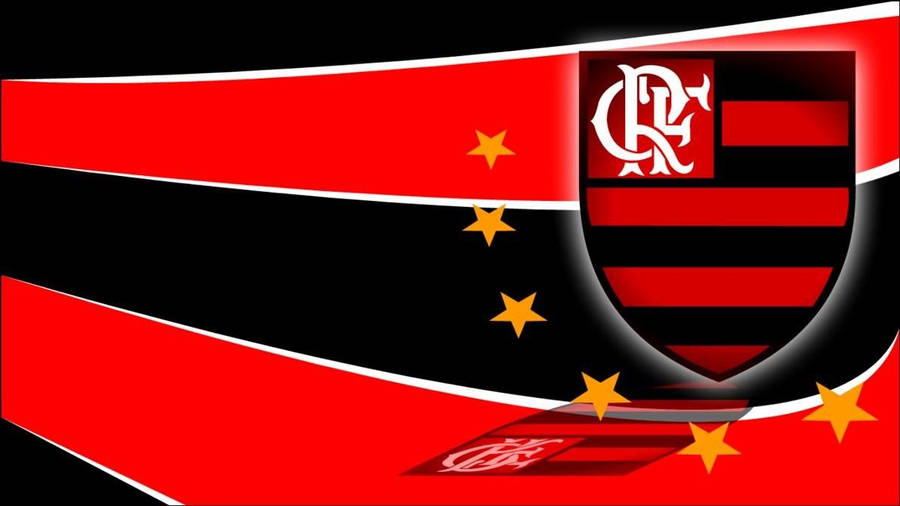 Flamengo Fc Colorful Flag Wallpaper