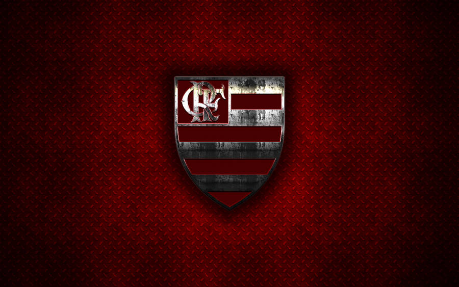 Flamengo Fc Diamond Metal Plate Wallpaper