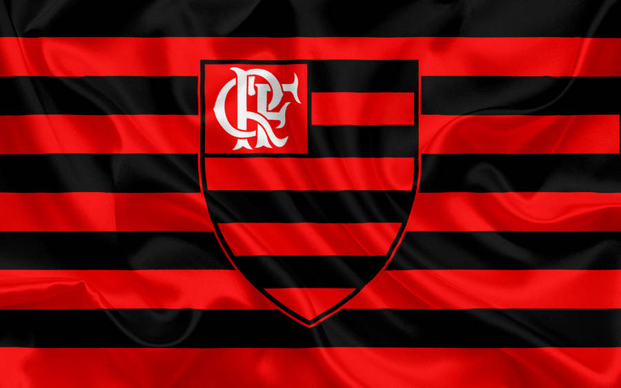 Flamengo Fc Logo Horizontal Stripes Wallpaper