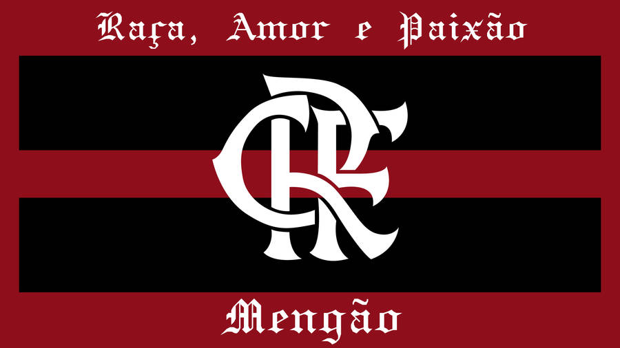 Flamengo Fc Red Black Poster Wallpaper