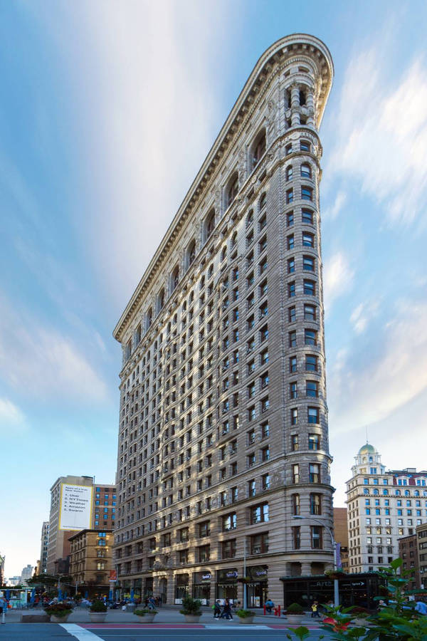 Flatiron Building Plants Blocking Wallpaper