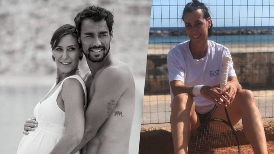 Flavia Pennetta Photo Collage Wallpaper