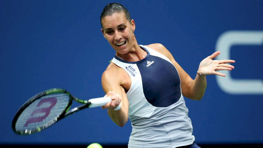 Flavia Pennetta Side Receive Wallpaper