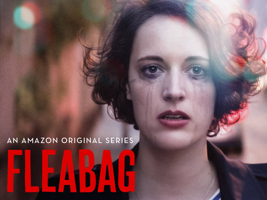 Fleabag Crying Poster Wallpaper