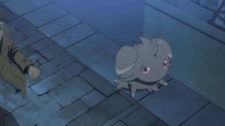 Floating Gray Espurr Wallpaper