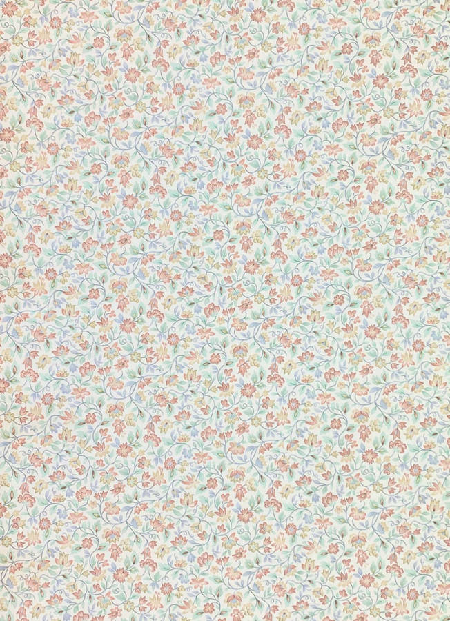 Floral Peach Phone Wallpaper