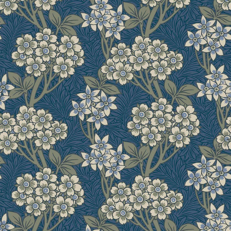 Floral Vine Pattern Design Wallpaper