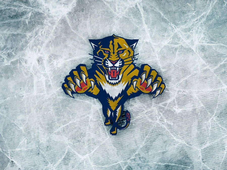 Florida Panthers Crumpled Background Wallpaper