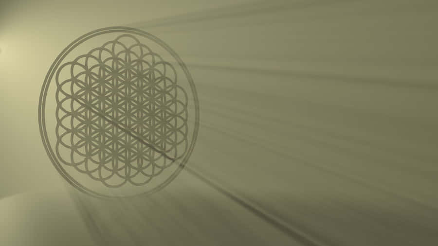 Flowerof Life Shadow Art Wallpaper