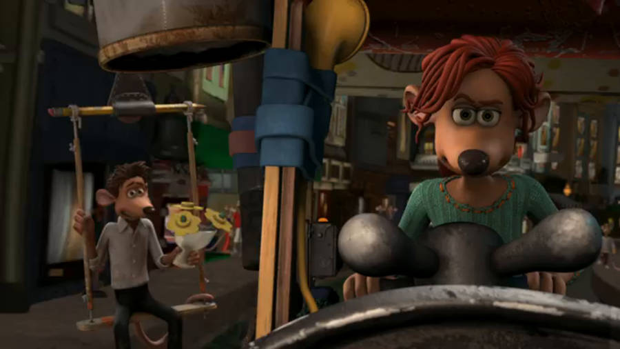 Flushed Away Rita Driving Wallpaper