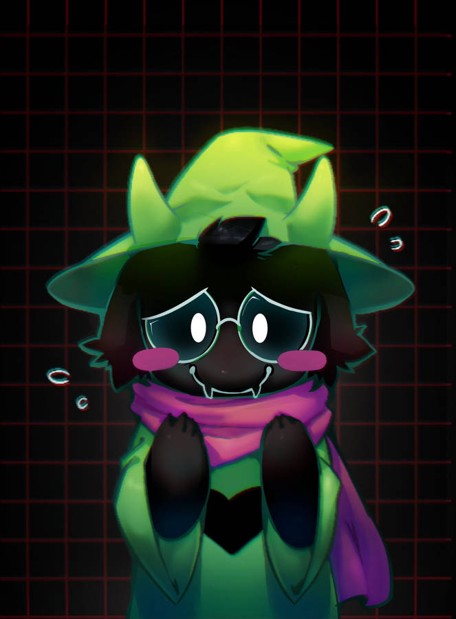 Flustered Ralsei Wallpaper