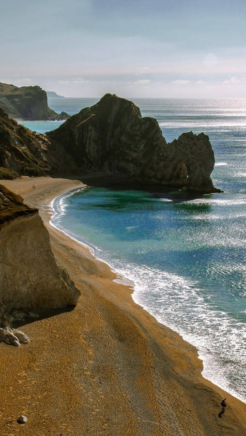 Foamy Sea Waves Beach New Phone Wallpaper