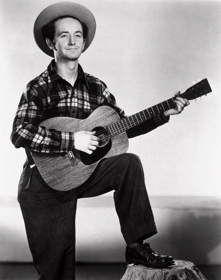 Folk Singer Woody Guthrie Wallpaper