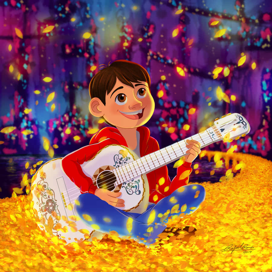 Follow Miguel And His Magical Journey To The Land Of The Dead In Disney's Coco! Wallpaper