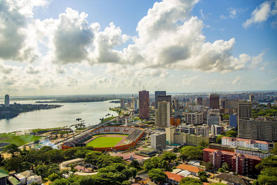 Football Field In Ivory Coast Wallpaper