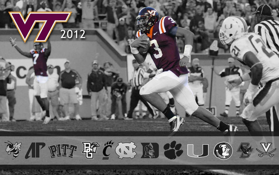 Football Game Virginia Tech Wallpaper