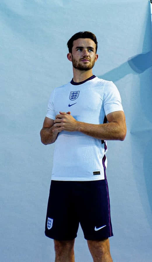 Football Player Ben Chilwell Standing Tall Wallpaper