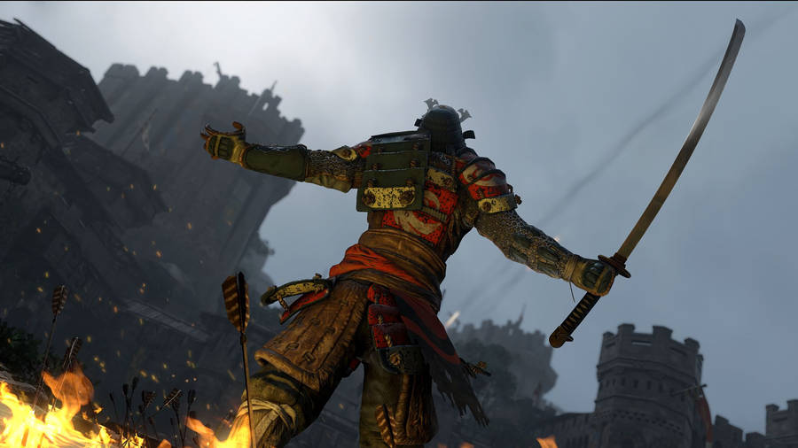 For Honor 4k Samurai Katana Wallpaper